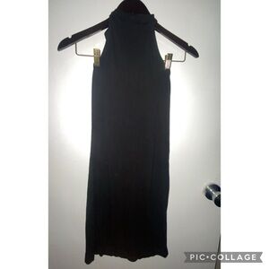 Forever 21 Black Halter Midi Dress